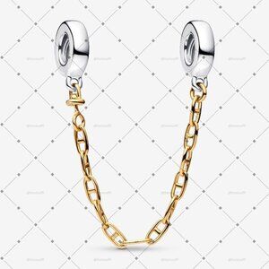 Pandora Elongated Safety Chain|Two-tone